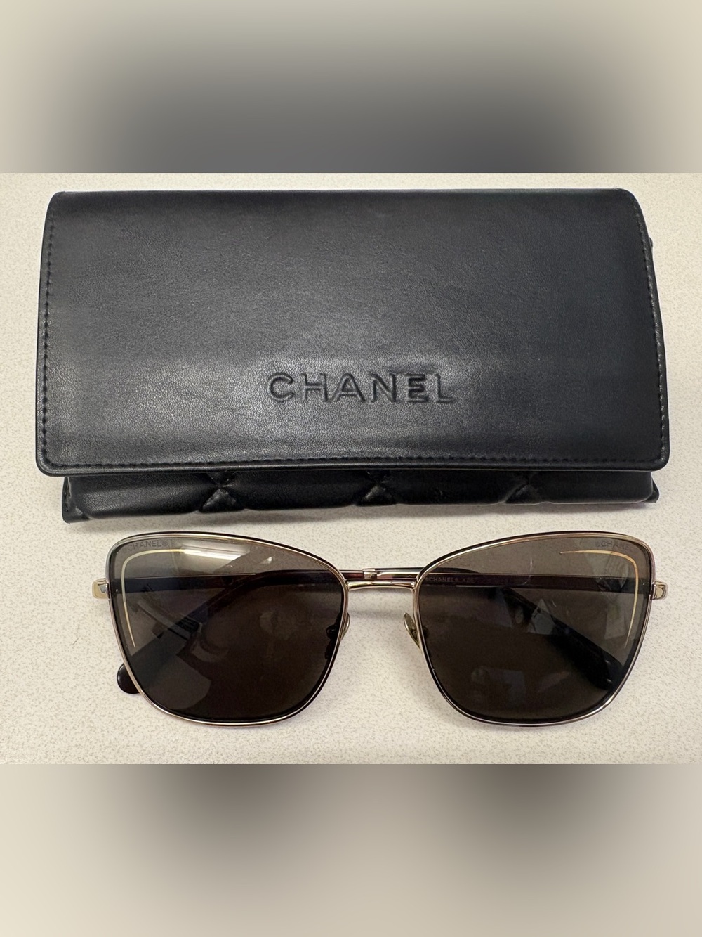 Chanel 57mm Butterfly Sunglasses
